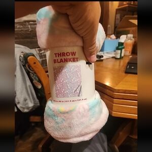 Rainbow 48in X 48in Throw Blanket